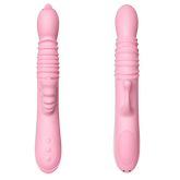 3 in 1 Rabbit Tongue Vibrator with 20 Thrusting Licking & Vibrating Modes Clitoral Stimulator(With 42℃ Heating Function🔥)